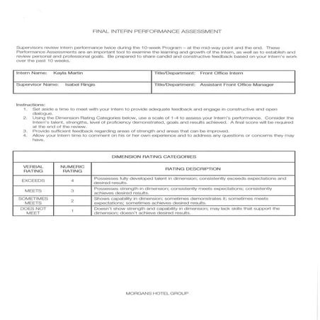 MHG Performance assessment 1