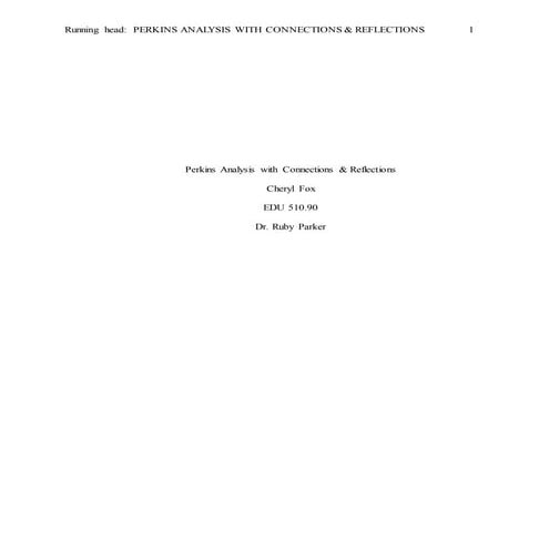 paper #3 for edu 510_fox