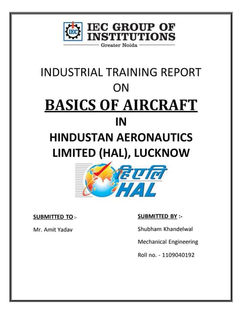 Hindustan Aeronautics Limited | PPTX