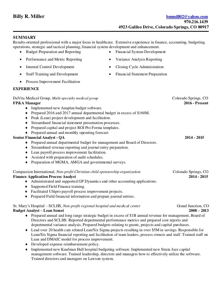 Resume Bill Miller 1213 2016