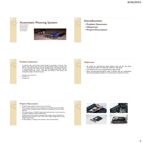 Automatic Plowing System