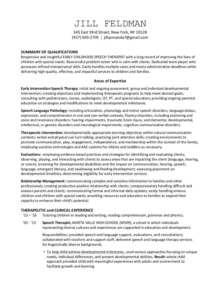 Resume Jill Feldman 2016pdf - 