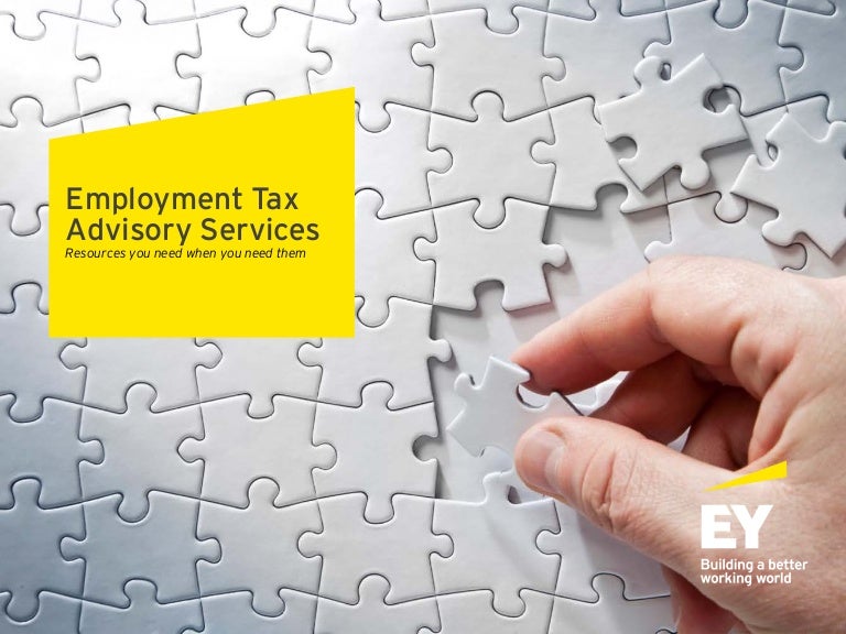 EY's Employment Tax Advisory Services