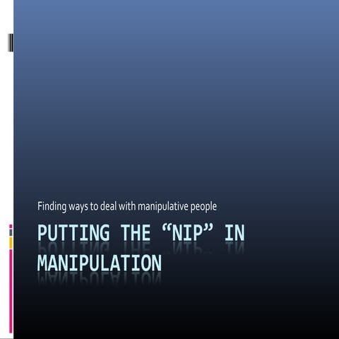 Manipulation | PPTX