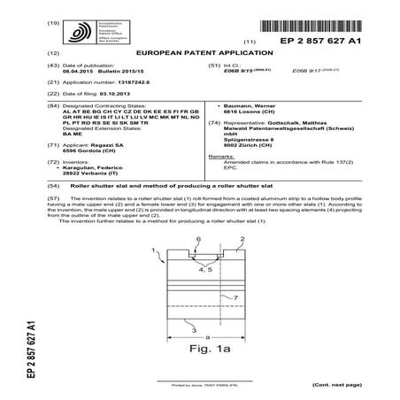 Patent_(FK)_EP 2 857 627 A1