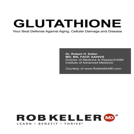 Glutathione-Your Best Defense...