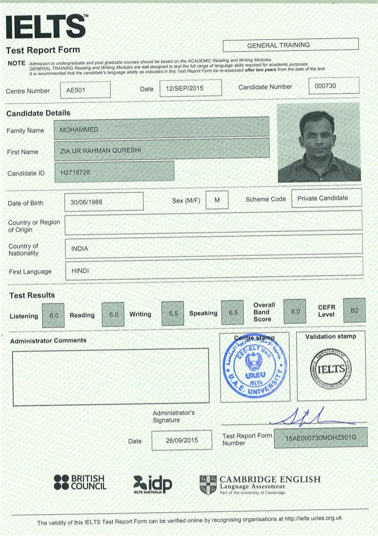 IELTS Score
