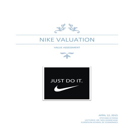 Nike Valuation