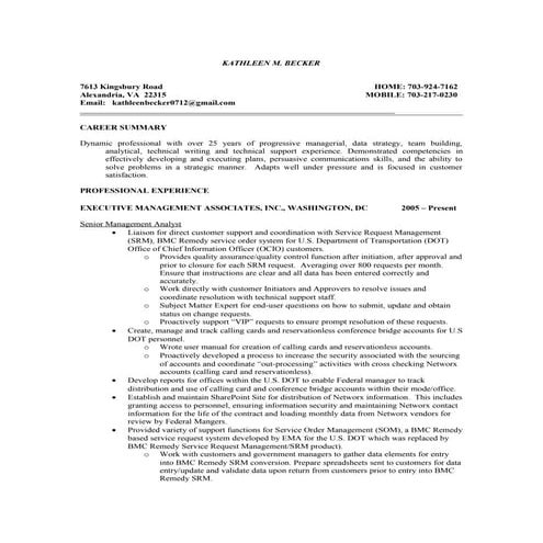 K Becker - Resume 2016