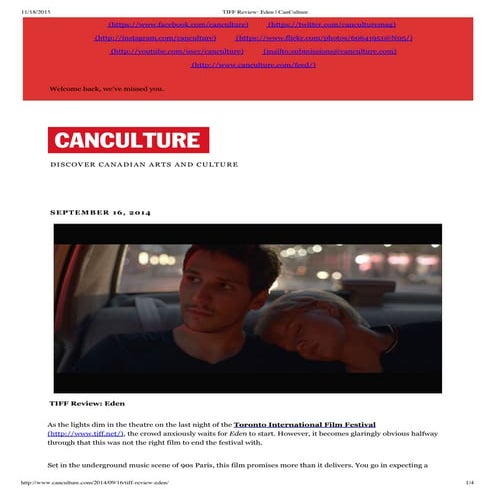 TIFF Review_ Eden _ CanCulture