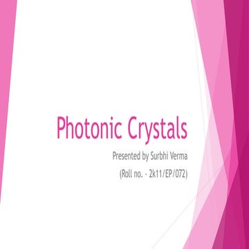 Photonic Crystals