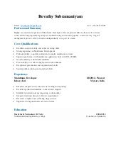Distribution supervisor resume