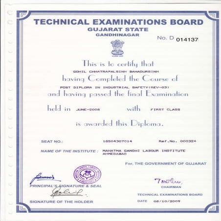 PDIS Marksheet-Certi
