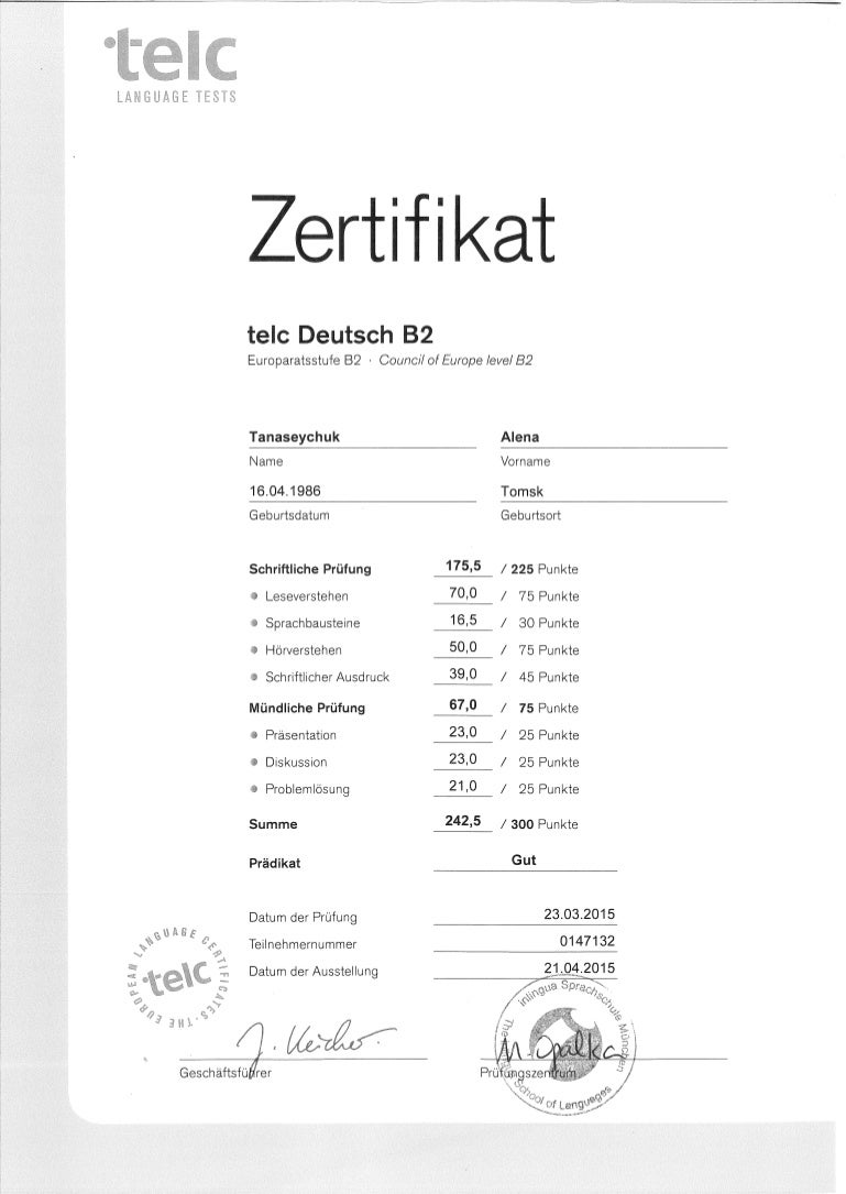 Alyona Tanaseychuk B2 Deutsch TELC Zertifikat alyona-tanaseychuk-b2-deutsch-telc-zertifikat