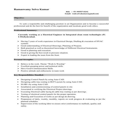 ELECTRICAL DESIGN ENGINEER LT & HT PANELS | PDF