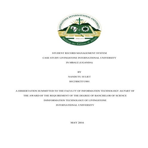 STUDENT RECORD MANAGEMENT SYSTEM (1) | PDF