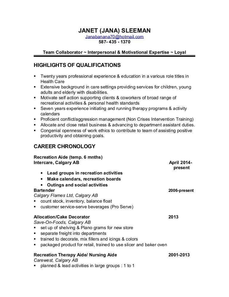 Therapy Aide Jobs Calgary