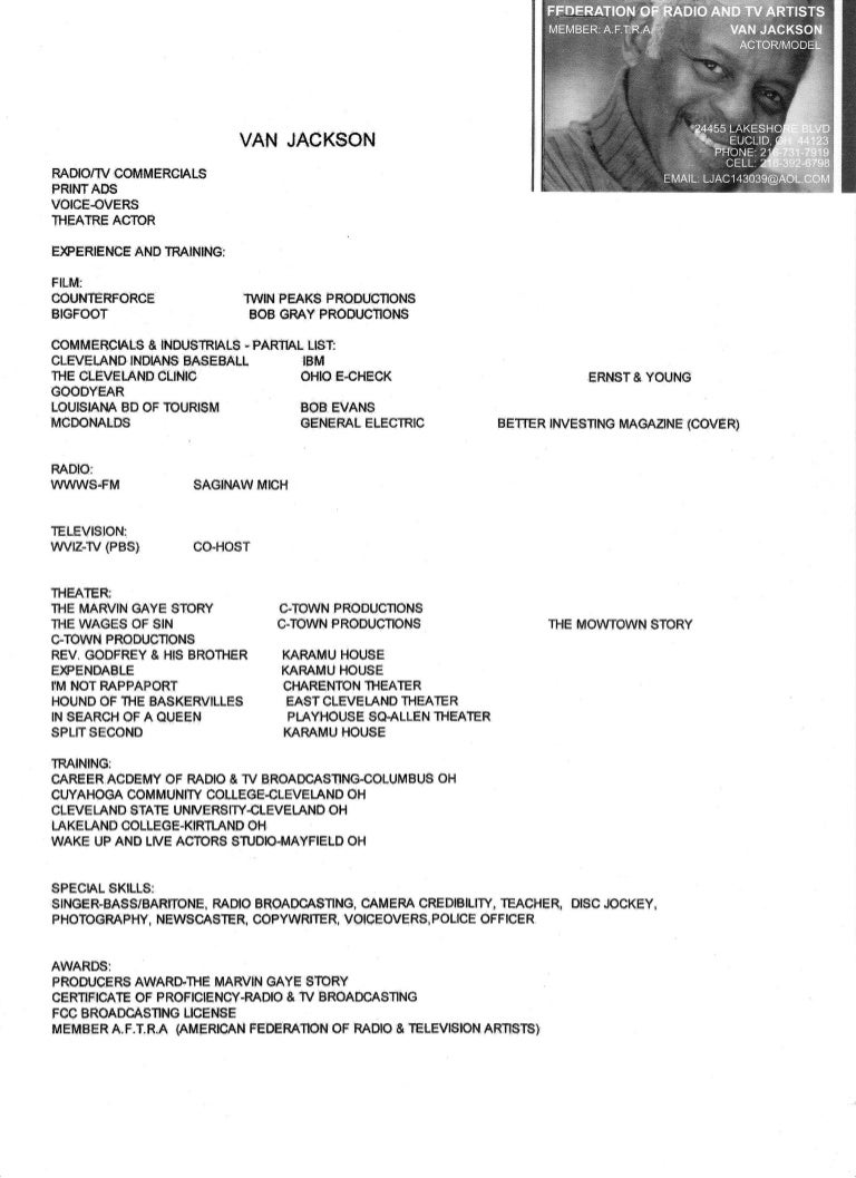 resumes actors access resumes actors access