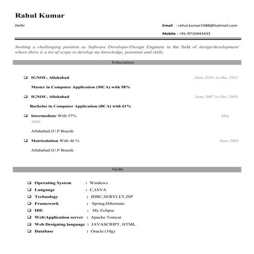 My resume | PDF