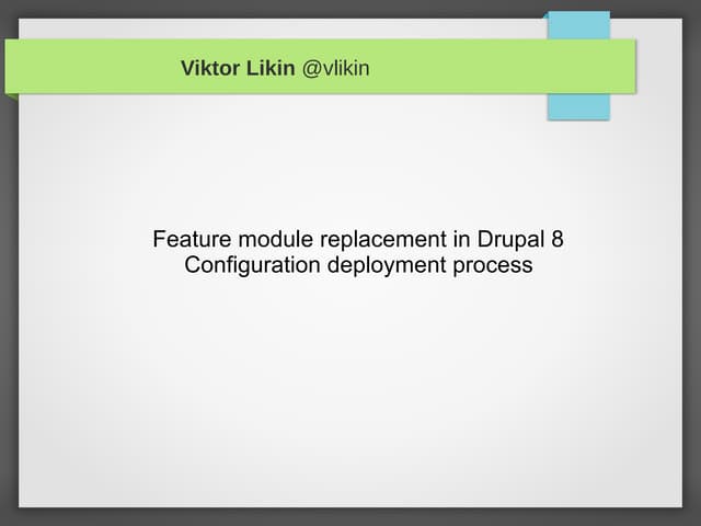 D8 configuration migration