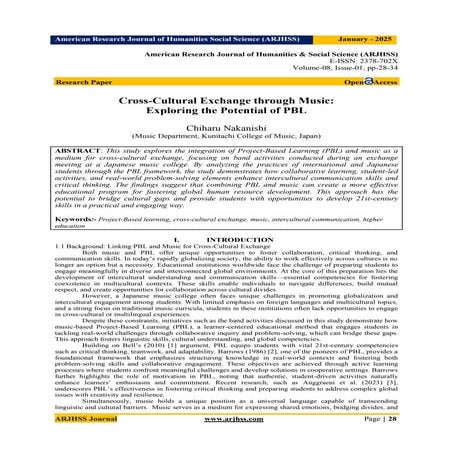 D812834.pdfAmerican Research Journal of Humanities & Social Science (ARJHSS)