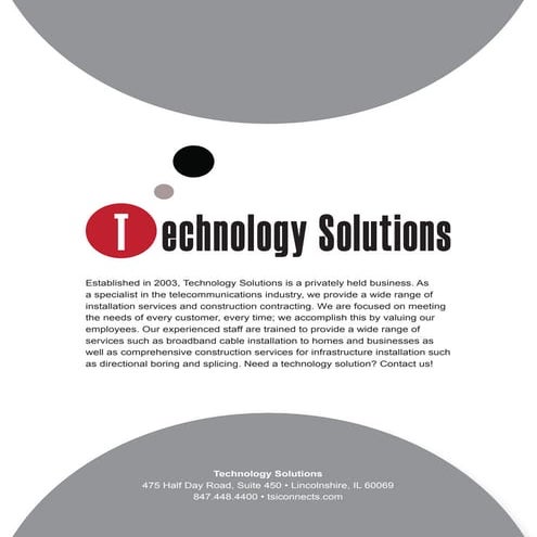 Technology Solutions Capabilities