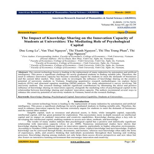 D833239.pdfAmerican Research Journal of Humanities & Social Science (ARJHSS)