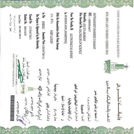 Bachelor degree | PDF