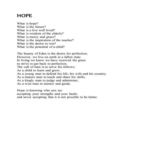 HOPE