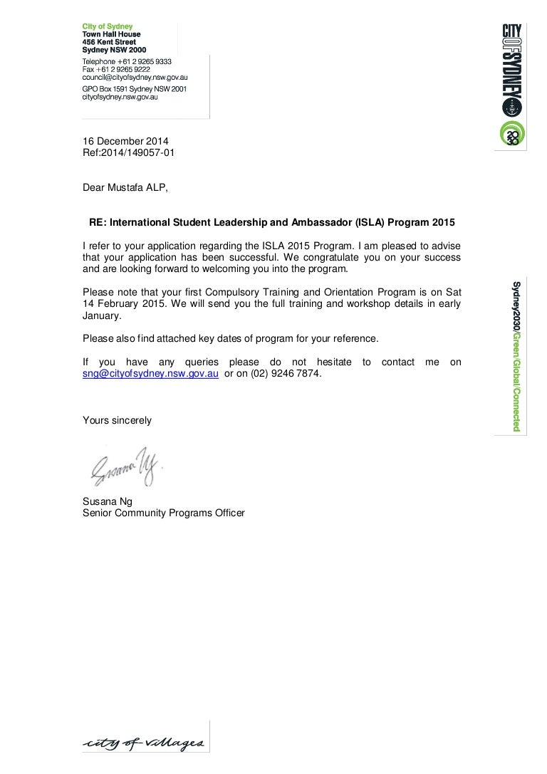 Mustafa - ISLA 2015-Successful Applicant Notification Letter docx