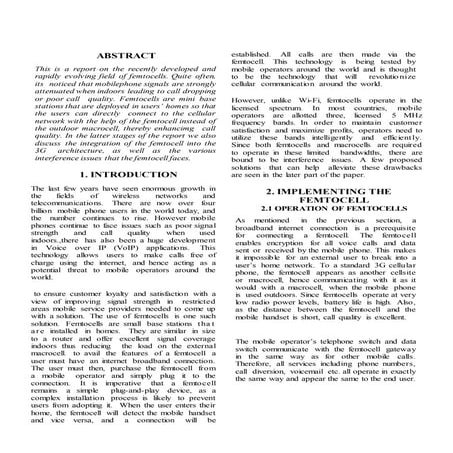 FEMTOCELLSreport