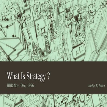 What Is Strategy