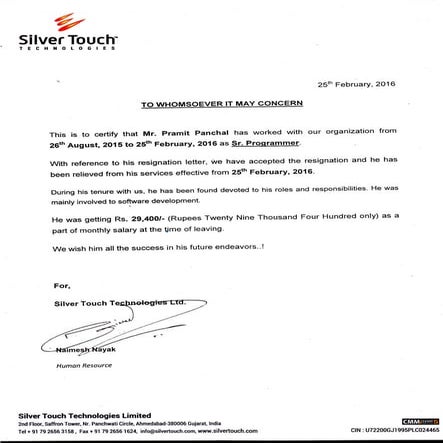 tcs-experience-letter