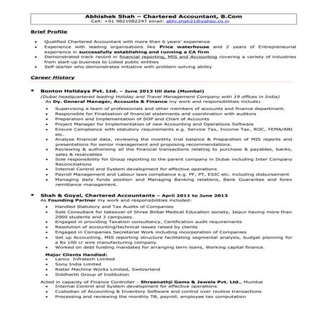 CA Ahishek Shah_CV.