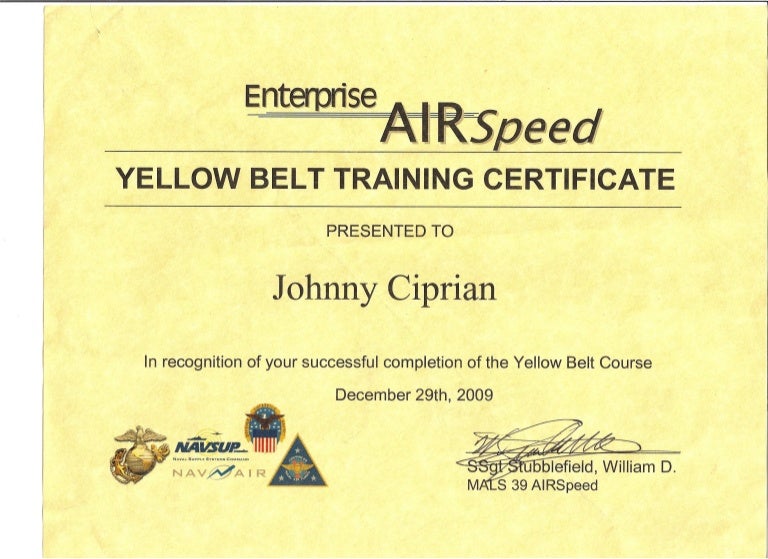 Yellow Belt