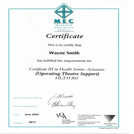 My Certificates | PDF