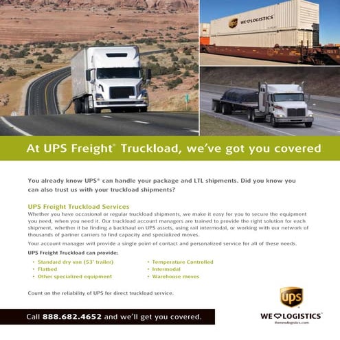 UPSFreightTLInfo | PDF