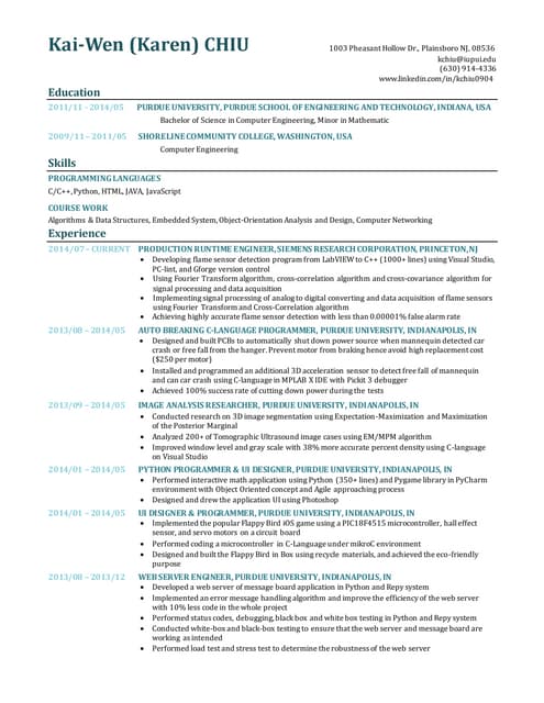 KaiWenCHIU_Resume