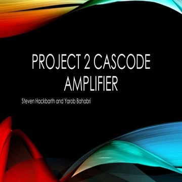 Project 2 Cascode