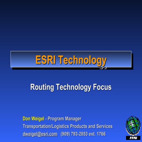 ESRI Routing