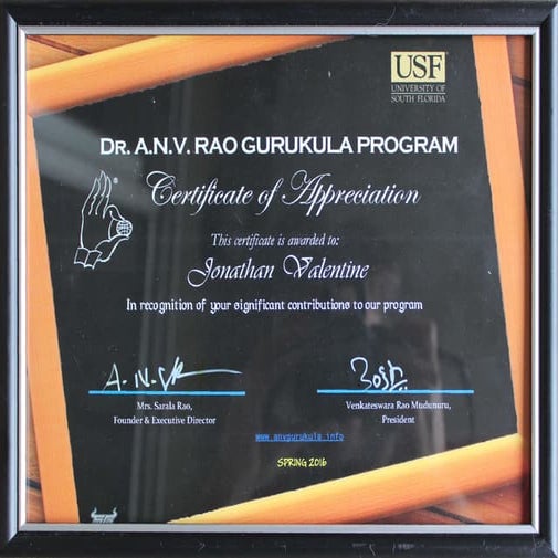 Rao gurukulam certification | PDF