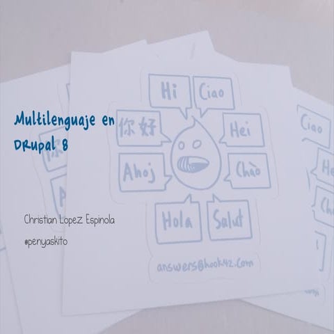 Multilenguaje en Drupal 8 y la iniciativa D8MI