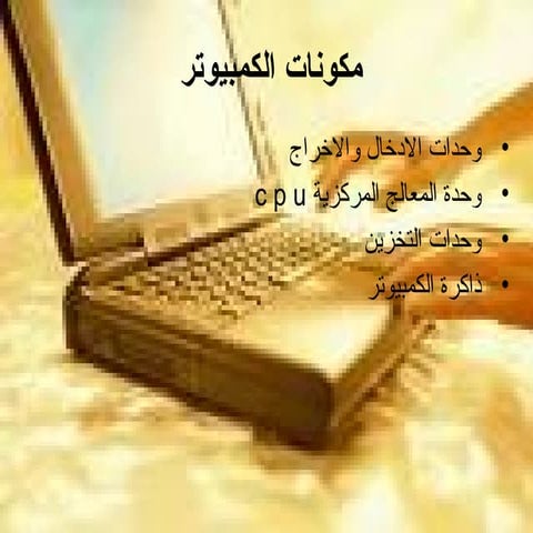 وحدات الادخال