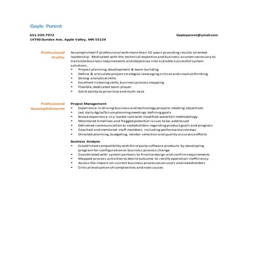 Gayle.Parent.Resume2016