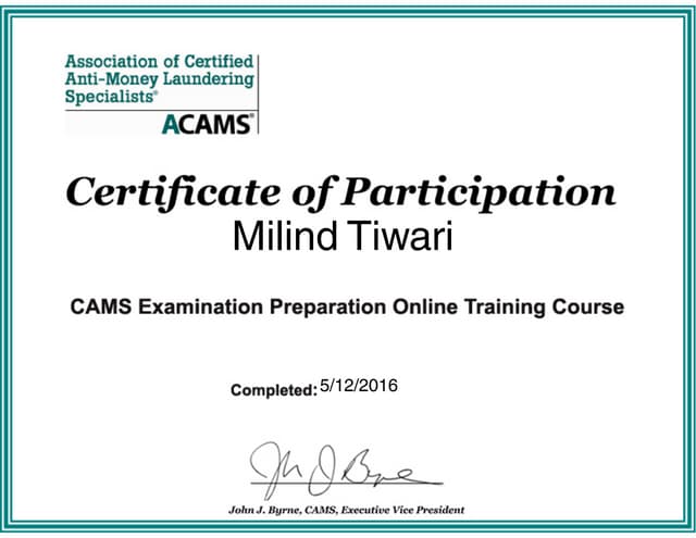 CAMS Probesfragen