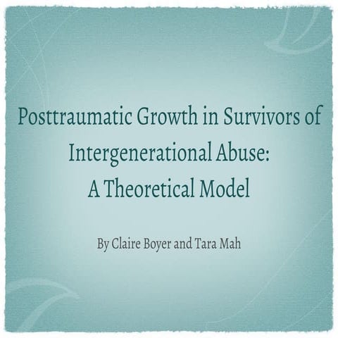 Understanding Post-Traumatic Growth (PTG) | PDF