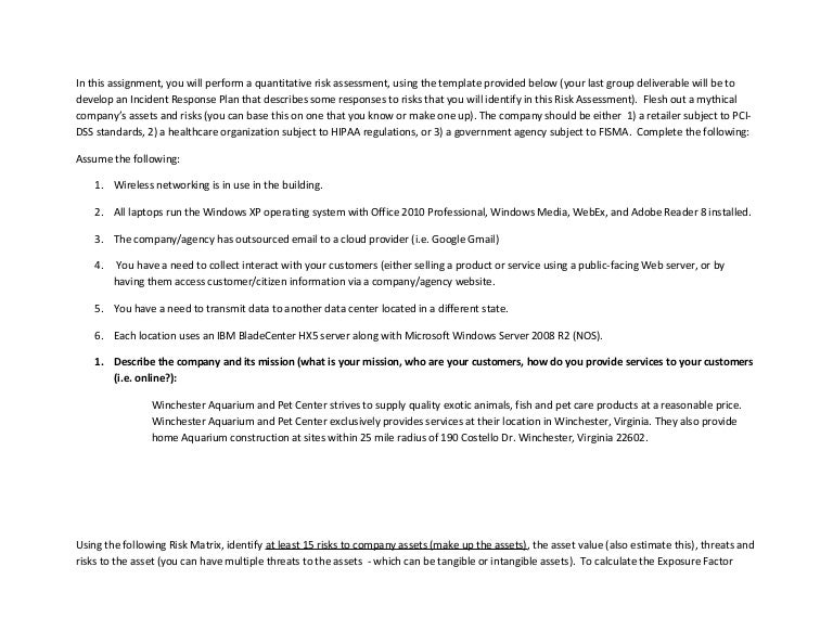 Homework risk assessment 04 picture