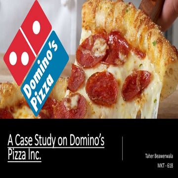 Domino’s Pizza - PPT