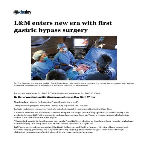 Laparoscopic Adjustable Gastric Banding (LAGB) | PDF