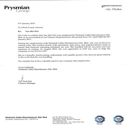 Prysmian Group-Testimonial | PDF